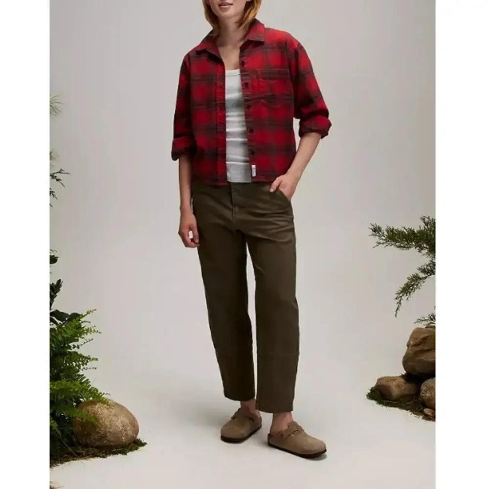 Alpine Design Women's Vintage Olive Barrel Pants Size 8